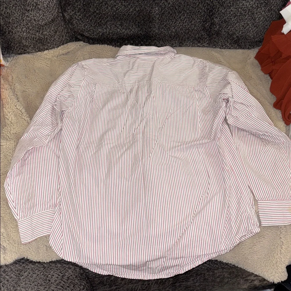 Lot of The Children's Place Boys Striped Oxford Button Up Shirts, Large (10/12)